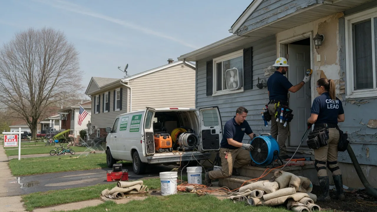 Flood Cleanup in Fiatt, IL near me